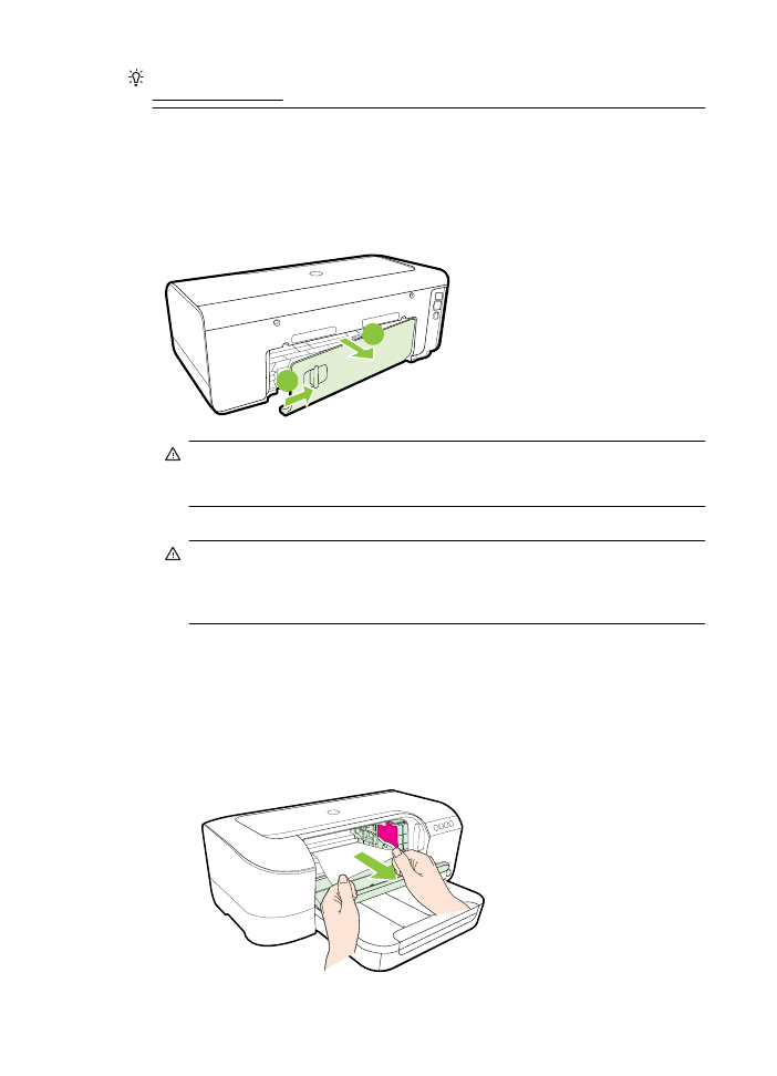 Clear paper jams HP Officejet 6100